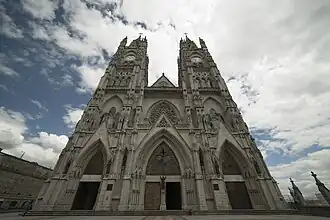 South façade in November 2016.