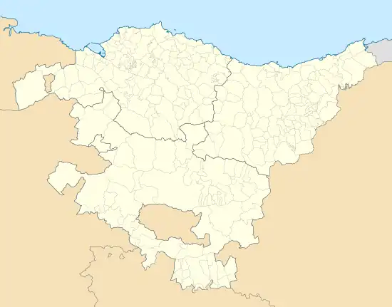 Azkoitia is located in the Basque Country