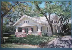 Elise Ippolito House Portrait - Bayshore Beautiful House