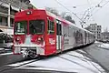Be 4/8 36 in 2009 arriving at Montétan station.