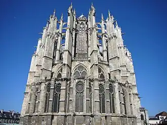 The apse, from the east