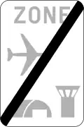 F120: End of an airport zone
