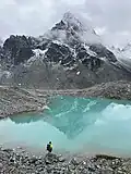 Troublemint reflected in Beryl Lake