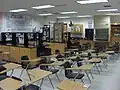 A science classroom.