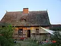 Loam-timber-framed 1707 house, under restoration (Biesenthal, Germany, 2006)