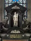 Interior view of the church