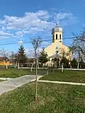 The Orthodox church in Știuca