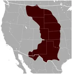 Map of range