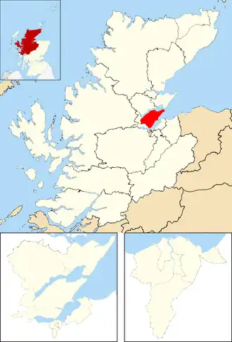 Location of the ward