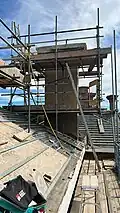 Blackborough House during restoration in 2022