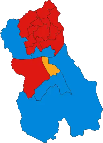 2019 results map