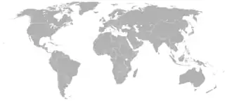 National boundaries around the time of the start of the First World War (1914)