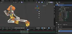 A fan-art character model created in Blender by Henry Lutece for study and demonstration in the University of Michigan's EECS 298 : 3D Technical Art and Animation course. Students learn how to model, texture, rig, and animate their own characters in Blender, then integrate them into the Unity game engine to achieve interactivity.