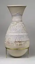 Blue-painted jar from Malqata; 1390–1353&nbsp;BC; painted pottery; height: 69&nbsp;cm; Metropolitan Museum of Art (New York City)