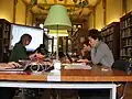 Boekman Library with a Wikipedia writing session, 2014.