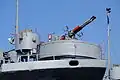 ROCS Chung Shun's twin Bofors 40&nbsp;mm gun