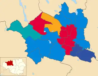 2021 results map