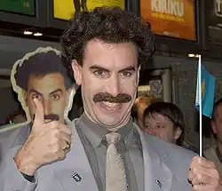 Sacha Baron Cohen in character as Borat