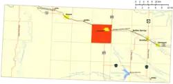 Location of Bowman Township