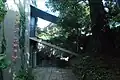 The entrance to the Walsh Street home. The staircase leads from street level to the first floor.