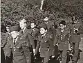 Boys in dress uniform, 1948 or 1949, Macfadden's Tarrytown School