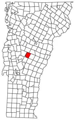 Located in Orange County, Vermont