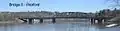 View of the 1965 bridge facing east