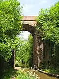 Bridge number 58 carries a minor road over the Woodseaves cutting