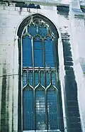 Window on the liturgical south side of the original nave