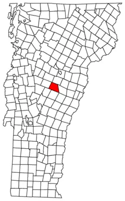 Located in Orange County, Vermont