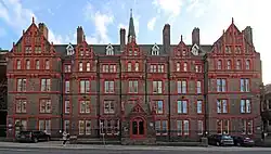 Main Building, Royal Infirmary, Pembroke Place (1886–92; Grade II)
