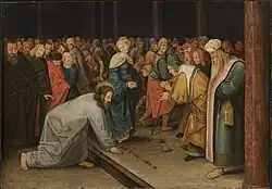Pieter Brueghel the Younger's oil on panel version of c. 1600