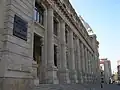 The main view of the building