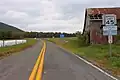 Buck Mountain Road at the Columbia/Schuylkill County line