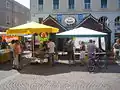 BUND information stand on genetic engineering, 2007 in Karlsruhe