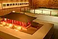Burakuden (豊楽殿), the main building of Buraku-in in ratio (1:20).
