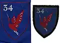 Insignia of CJF 34.
