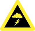 Thunderstorm ahead