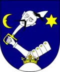 Coat of arms of Ján Okolicsánya, bishop of Oradea Mare, 1735 - 1736