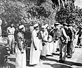 The arrival of Dutch authorities who would attend the signing of the Short Statement by Raja Gowa in Sungguminassa