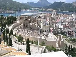Ruins of the Cathedral of Cartagena where the order was based.