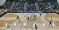 Mott Athletics Center serves as the host arena for a 2024 men's basketball game between Cal Poly and CSUN.
