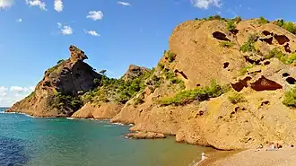 Mediterranean coast near La Ciotat