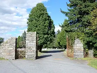 Calvary Hill Cemetery.