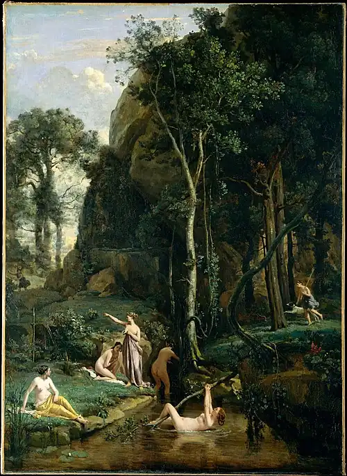 Diana and Actaeon by Jean-Baptiste-Camille Corot
