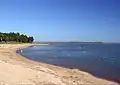 Beach at the city campground near Avaré