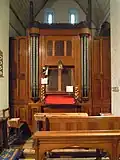 The church organ