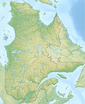 Rupert Bay is located in Quebec