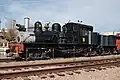 1922 Shay locomotive, West Side Lumber Co. #8, on display in Cañon City, Colorado