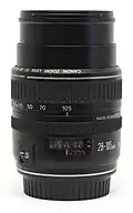 Lens at 105&nbsp;mm